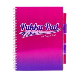 Kołozeszyt (kołonotatnik) FLEX PAD A4 200k. 80g krata Pukka (8408-FUS) Pukka