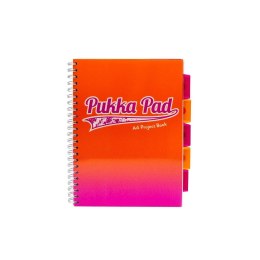 Kołozeszyt (kołonotatnik) FLEX PAD A4 200k. 80g krata Pukka (8410-FUS) Pukka