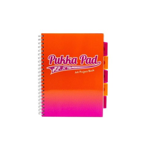 Kołozeszyt (kołonotatnik) FLEX PAD A4 200k. 80g krata Pukka (8410-FUS) Pukka