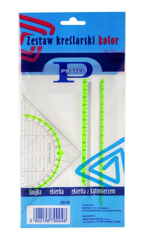 Komplet geometryczny color Pratel (2010PR) Pratel