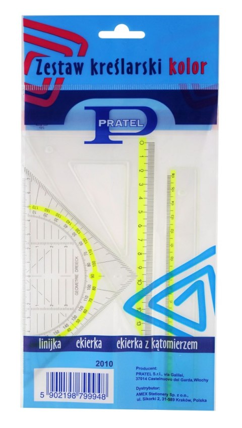 Komplet geometryczny color Pratel (2010PR) Pratel