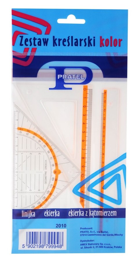Komplet geometryczny color Pratel (2010PR) Pratel