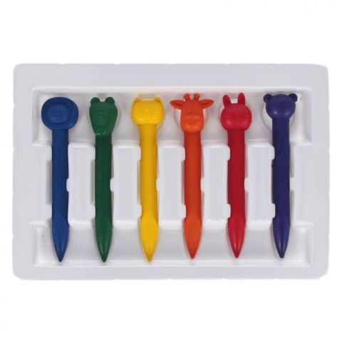 Kredki świecowe 6 kol. Starpak (563026) Starpak