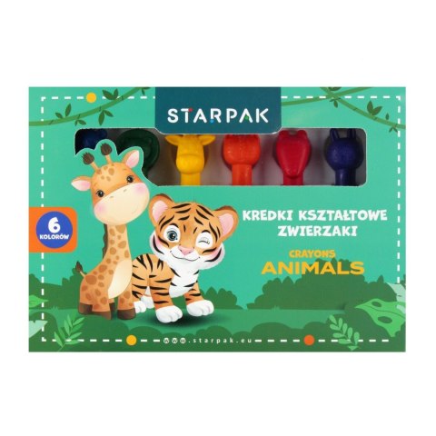 Kredki świecowe 6 kol. Starpak (563026) Starpak
