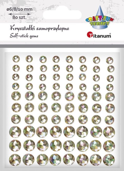 Kryształki Craft-Fun Series 80 szt złote Titanum (23mH0330) Titanum