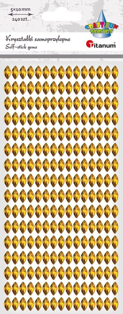 Kryształki Craft-Fun Series Titanum (24BR0201-175（gold )) Titanum