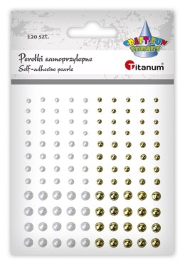 Kryształki Craft-Fun Series perełki mix Titanum (24CY0324 (white,gold)) Titanum