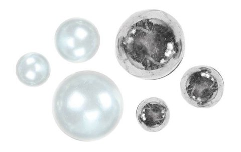 Kryształki Craft-Fun Series perełki mix Titanum (24CY0324 (white,silver )) Titanum