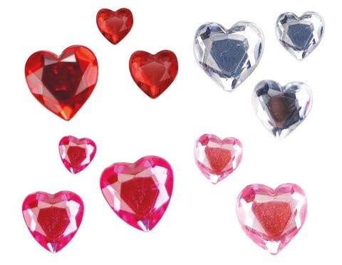 Kryształki Craft-Fun Series serca mix Titanum (24MH03145) Titanum