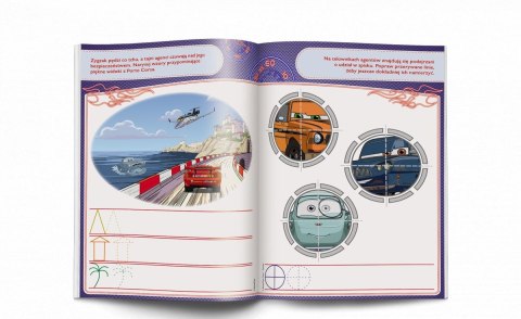 Książka dla dzieci Auta. Ćwiczę Szlaczki Ameet (SZLB 4) Ameet