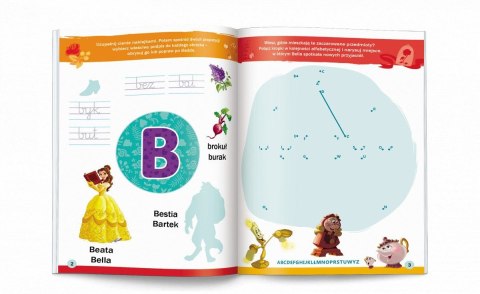 Książka dla dzieci Disney Uczy. Disney Księżniczka. B jak Bella Ameet (UAL 9301) Ameet