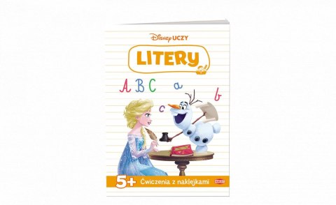 Książka dla dzieci Disney Uczy. Kraina lodu. Litery. Ćwiczenia z naklejkami Ameet (UDN 9303) Ameet