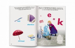 Książka dla dzieci Disney Uczy. Kraina lodu. Litery. Ćwiczenia z naklejkami Ameet (UDN 9303) Ameet