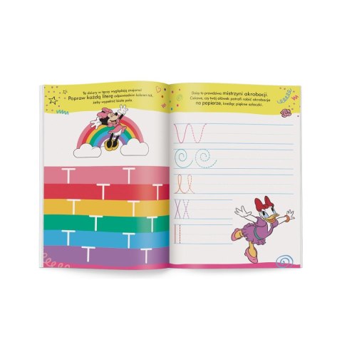 Książka dla dzieci Minnie. Szlaczki i Literki Ameet Ameet