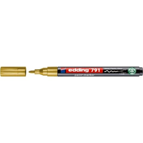 Marker olejowy PCR E-791 wkład złoty 1,0-2,0mm okrągła końcówka Edding (ED-791PCR053) Edding