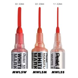 Marker suchościeralny wkład czarny 3-3,3mm okrągła końcówka Pentel (MWL5W-AX) Pentel