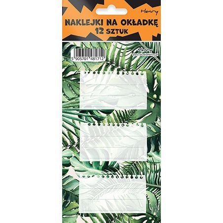 Naklejka na zeszyt Monstera Henry (5905701481712) Henry