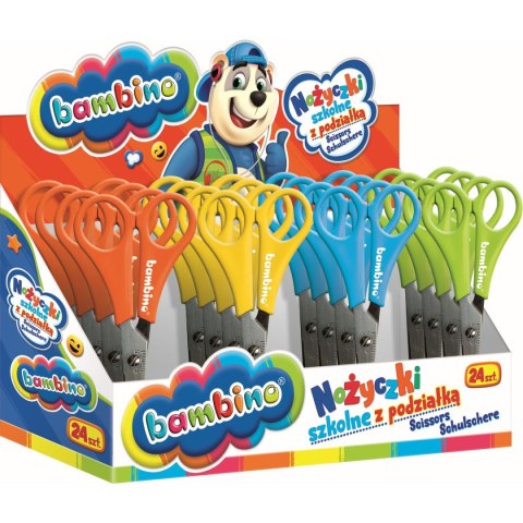 Nożyczki Bambino z podziałką 13cm St.Right St.Right