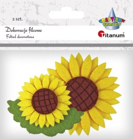 Ozdoba filcowa Craft-Fun Series słoneczniki Titanum (WFB-007) Titanum