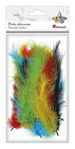 Piórka Craft-Fun Series mix 20 szt Titanum Titanum