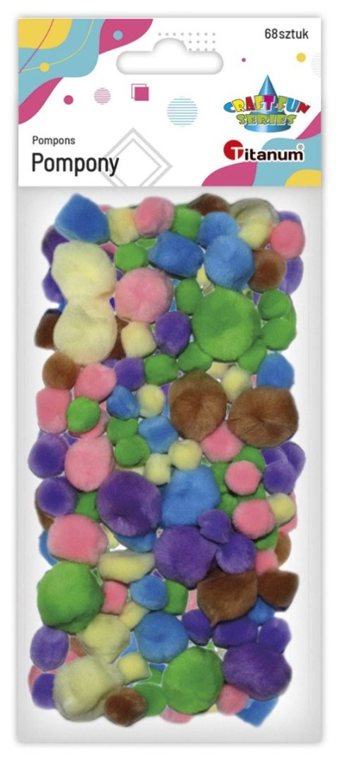 Pompony Craft-Fun Series mix 68 szt Titanum (0123) Titanum