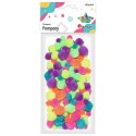 Pompony Craft-Fun Series neonowy 68 szt Titanum (0125) Titanum