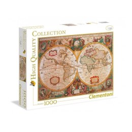 Puzzle High Quality antyczna mapa 1000 el. Clementoni (31229) Clementoni