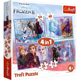 Puzzle Podróż w nieznane 35, 48, 54, 70 el. Trefl (34323) Trefl