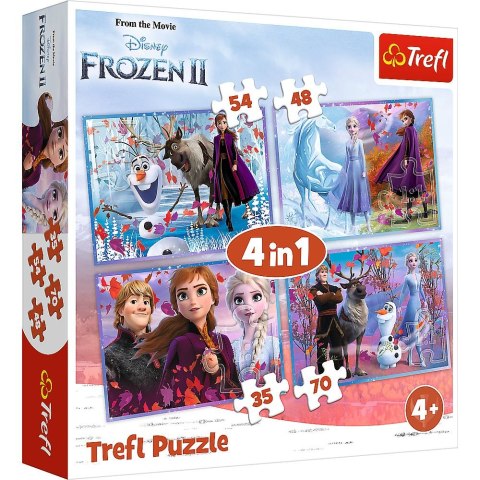 Puzzle Podróż w nieznane 35, 48, 54, 70 el. Trefl (34323) Trefl