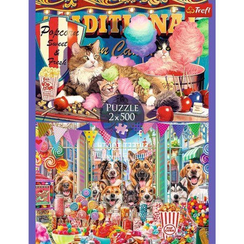 Puzzle Puszyści przyjaciele 2x500 el. Trefl (37495) Trefl