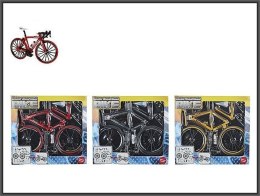 Rowerek wyścigowy do złożenia 19,5cm 3-rodzaje metal Hipo (540581) Hipo