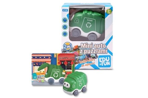 Samochód z puzzlami śmieciarka Artyk (125874) Artyk