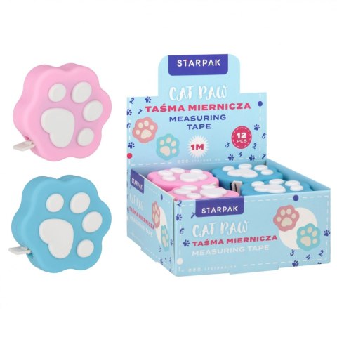 Taśma specjalnego przeznaczenia KOCIE LAPKI TAŚMA MIERNICZAx100 [mm x m] mix Starpak (563062) Starpak