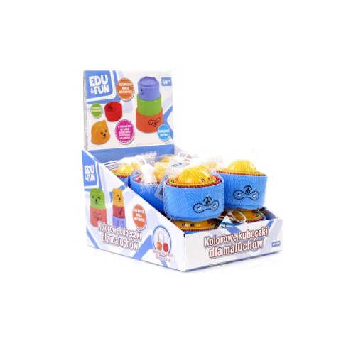Zabawka do kąpieli Edu&Fun Kolorowe kubeczki Artyk (158414) Artyk