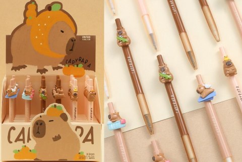 Długopis żelowy CABYBARA wkład niebieski 0,5mm (ZF7011)