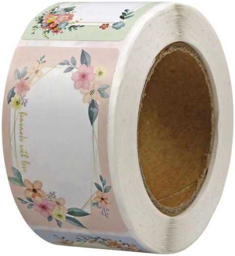 Etykieta samoprzylepna Craft-Fun Series na rolce, 4 kolory mix [mm:] 50x30 Titanum (25YQ-006) Titanum