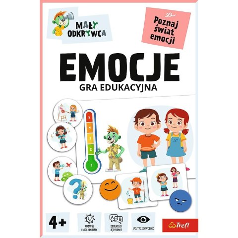 Gra edukacyjna Trefliki Mały odkrywca Gra emocja Trefl (02804) Trefl