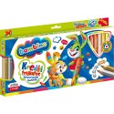 Kredki glinkowe BAMBINO trójkątne 24 kol. St.Majewski (5903235003240) St.Majewski