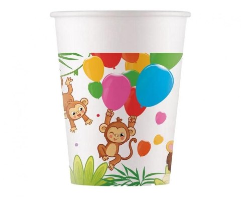 Kubek jednorazowy JUNGLE BALLOONS papier 200ml Godan (93781) Godan