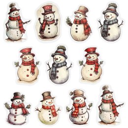 Naklejka (nalepka) Craft-Fun Series Bałwanki Naklejki na rolce Titanum (25YQ-003) Titanum