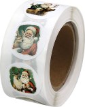 Naklejka (nalepka) Craft-Fun Series Mikołaj vintage naklejki na rolce Titanum (25YQ-010) Titanum