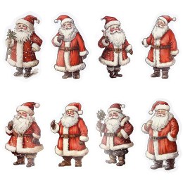 Naklejka (nalepka) Craft-Fun Series Mikołaje naklejki na rolce Titanum (25YQ-004) Titanum