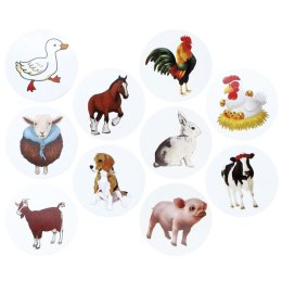 Naklejka (nalepka) Craft-Fun Series Zwierzęta zagrodowe 1 Naklejki na rolce Titanum (25YQ-049) Titanum