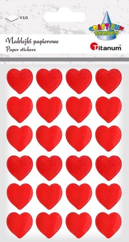 Naklejka (nalepka) Craft-Fun Series serca Titanum (88x120) Titanum