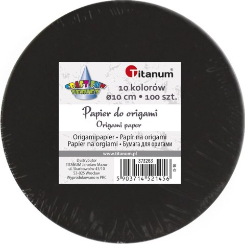 Origami Craft-Fun Series papier okrągły 10cm Titanum (D-16) Titanum