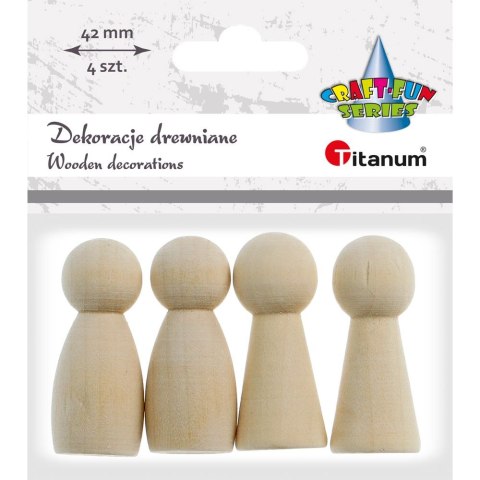 Ozdoba drewniana Craft-Fun Series figurki/pionki Titanum (178258X) Titanum