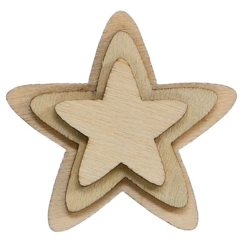 Ozdoba drewniana Craft-Fun Series gwiazdki 175032X Titanum Titanum