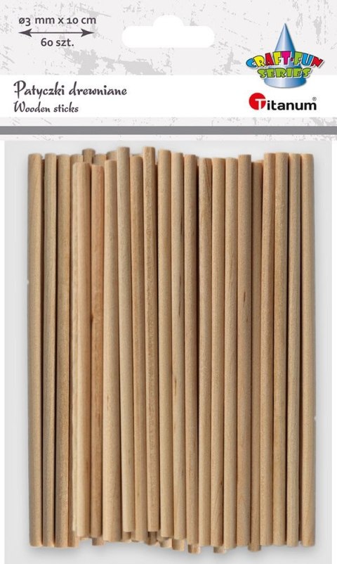 Ozdoba drewniana Craft-Fun Series patyczki Titanum (EB104) Titanum