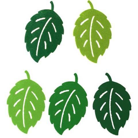 Ozdoba filcowa Craft-Fun Series Liście ażurowe Titanum (3629) Titanum