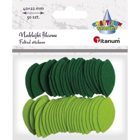 Ozdoba filcowa Craft-Fun Series liście Titanum (16056) Titanum